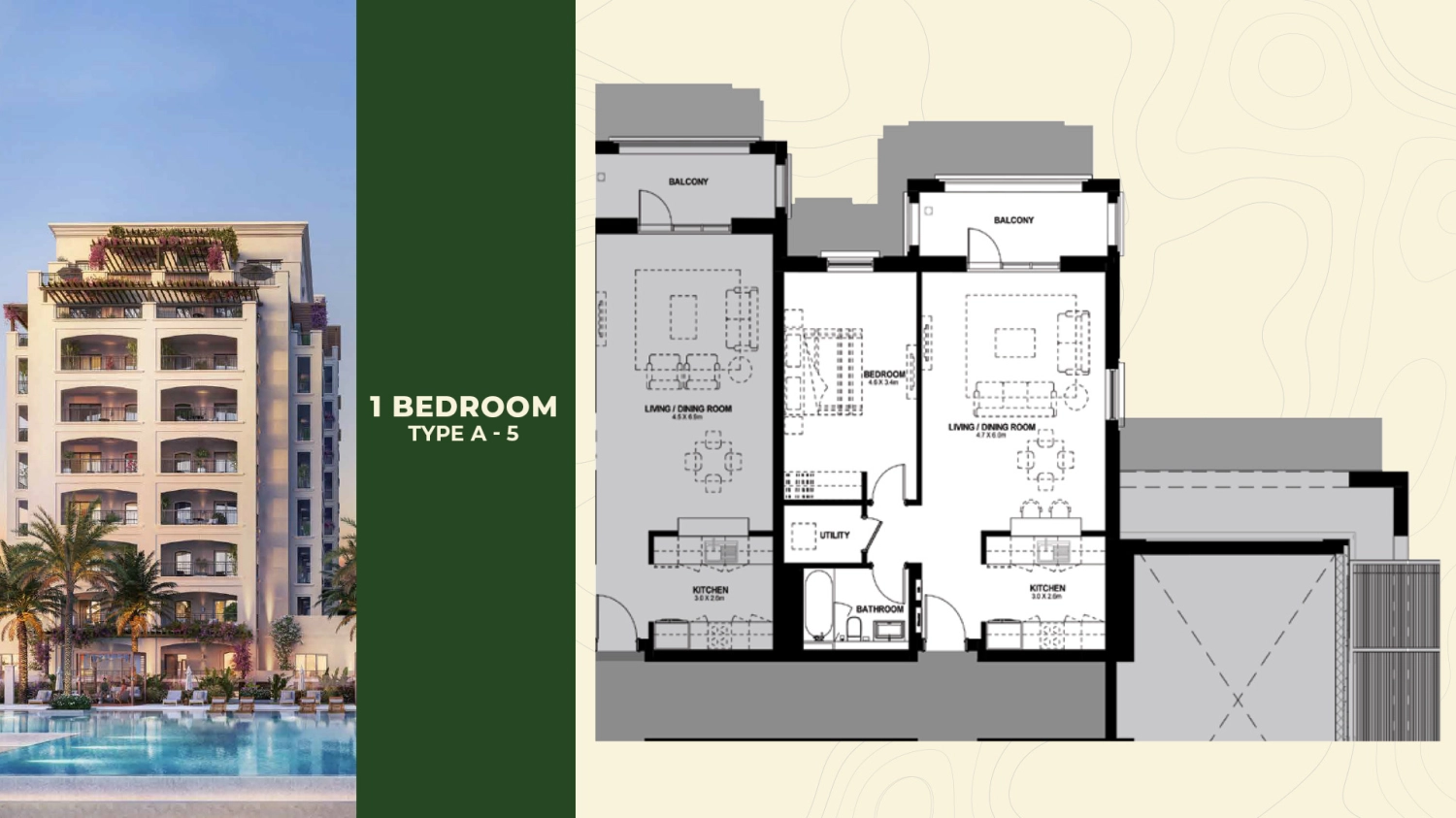 1 BR - Type A